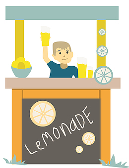 售卖果汁专用摊位