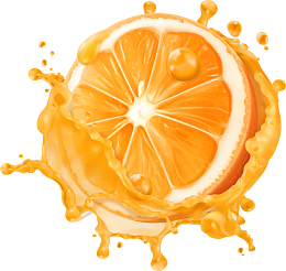 橙色橘子果汁