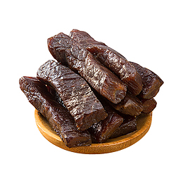 牛干巴褐色简约摄影作品png