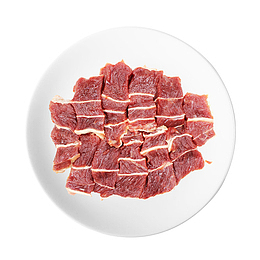 一盘牛腱子肉切片