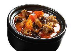 黑砂锅番茄牛腩丁