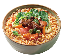 西红柿炖牛肉大碗面