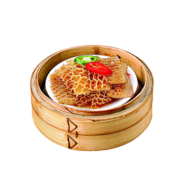 实物白萝卜牛百叶早茶素材