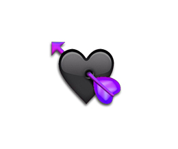 黑色一箭穿心的表情