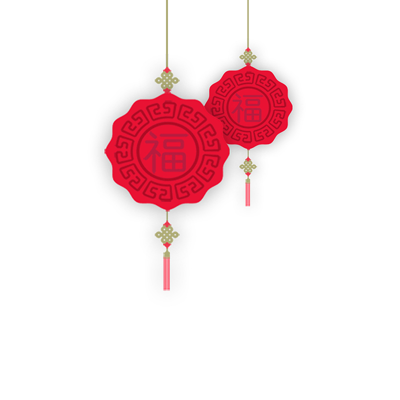 中国风传统习俗文化中秋灯笼手绘