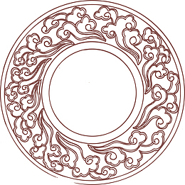名族风中国风花纹装饰图案