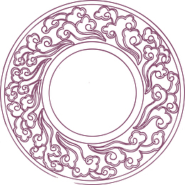 古代名族花纹装饰图案