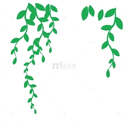 清明节水墨风柳叶柳枝