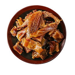 产品实物风干鸡美味