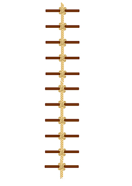 简约风麻绳云梯