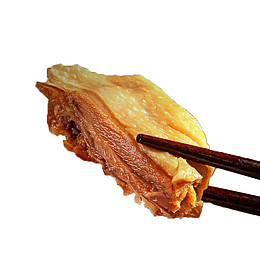 产品实物风干鸡一块