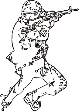 军人部队军旅风格