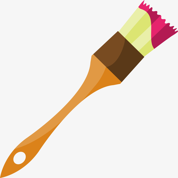 卡通小刷子矢量图下载