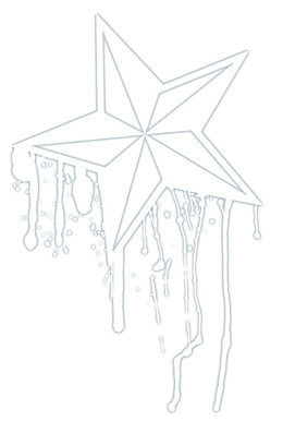 白色的星星免抠素材