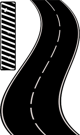黑色沥青马路
