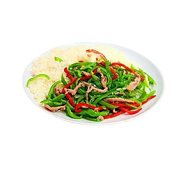 青椒肉丝 红辣椒 湘菜