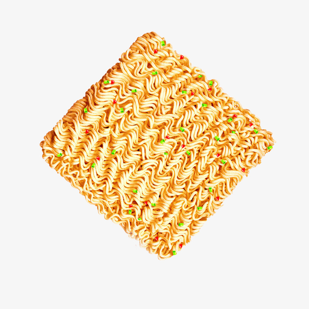 干脆咸香的方便面饼