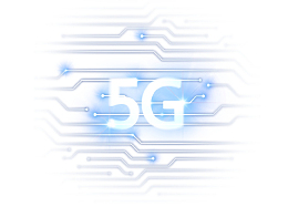 创意5G科技线条背景免抠