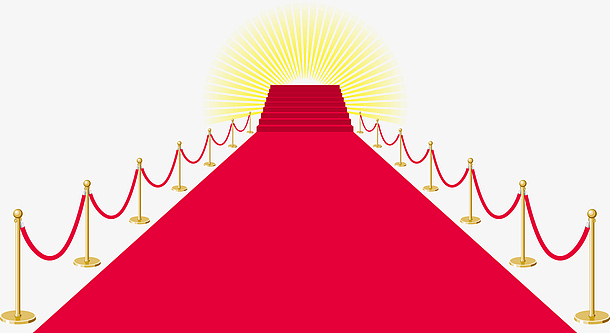 婚礼红色护栏地毯