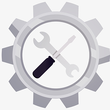 修理工具卡通插画