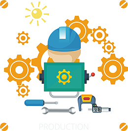 实体工业生产工作