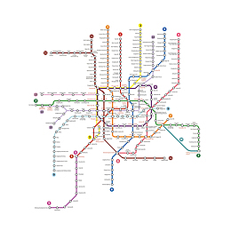 英文地铁规划线路图