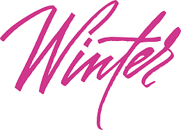 粉红色冬天英文