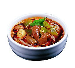 红油汤面肥肠粉