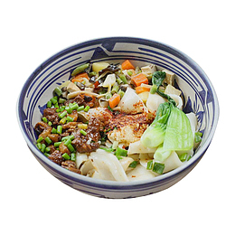 油泼面特色面食素材