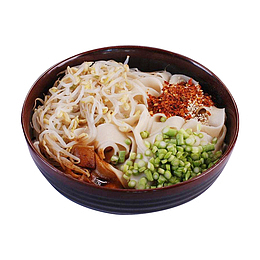 一碗油泼面面食图片