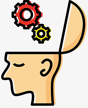 矢量卡通大脑素材_矢量卡通大脑图片元素-觅元素