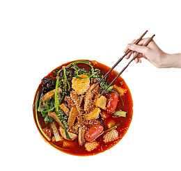 风味红油麻辣烫PNG
