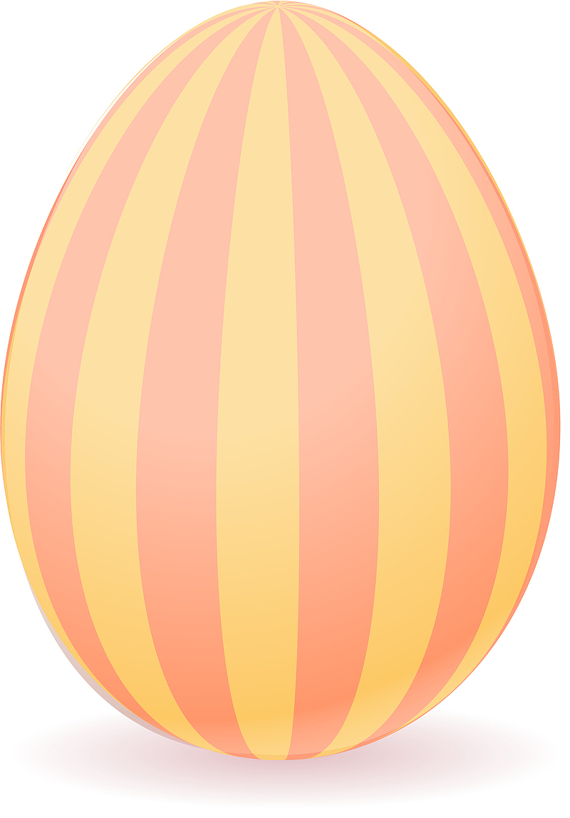 复活节黄色条纹彩蛋