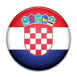 国旗的克罗地亚world-flag-icons