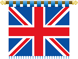 英国国旗创意矢量图