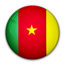 喀麦隆国旗对世界标志图标