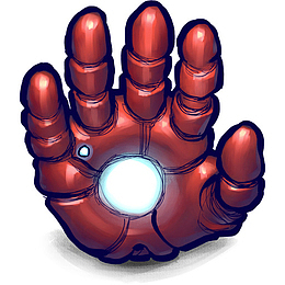 Comics Ironman Hand Icon