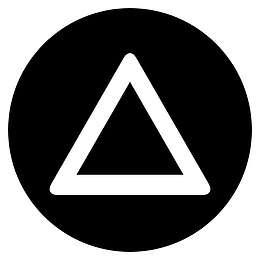 Playstation triangle black and