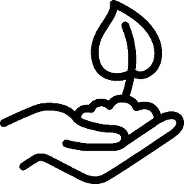 Plants Hand Planting Icon