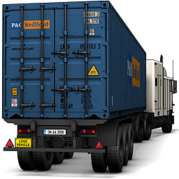 蓝色的卡车Container-icon