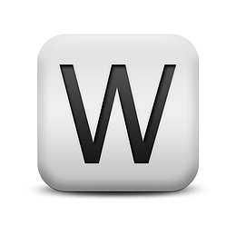 磨砂白广场图标字母数字信栈单字