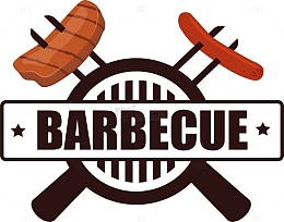 卡通烤肉平面设计烧烤图片