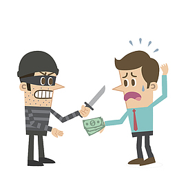 漫画设计小偷的利刃