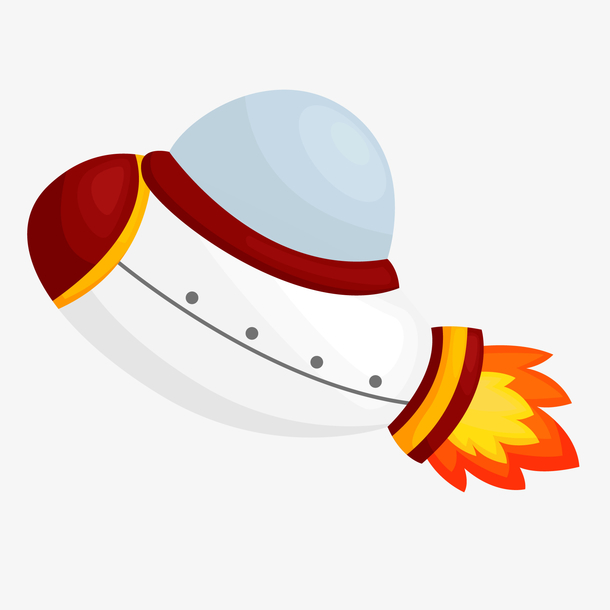 卡通创意宇宙飞船设计