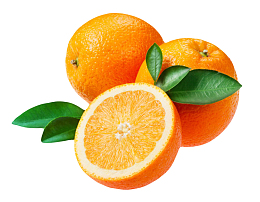 橙色香甜水果切碎的奉节脐橙实物