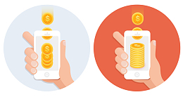 手机赚钱存款PNG