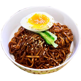 风味韩国炸酱面PNG