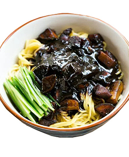 风味韩国炸酱面PNG