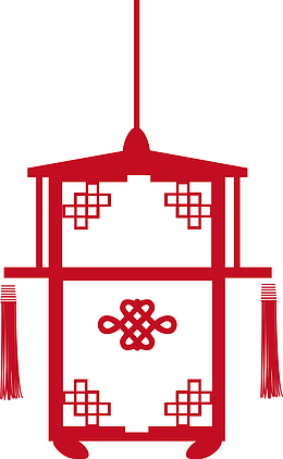 灯笼插画国庆节灯笼