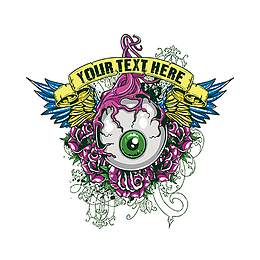 怪兽彩色涂鸦风格卡通人物素材